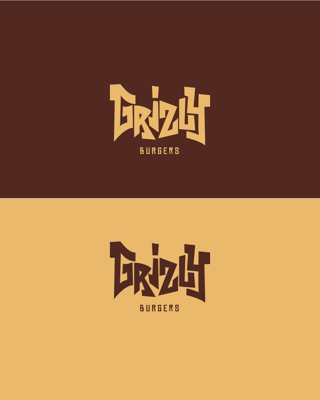 Grizly identity colour variations
