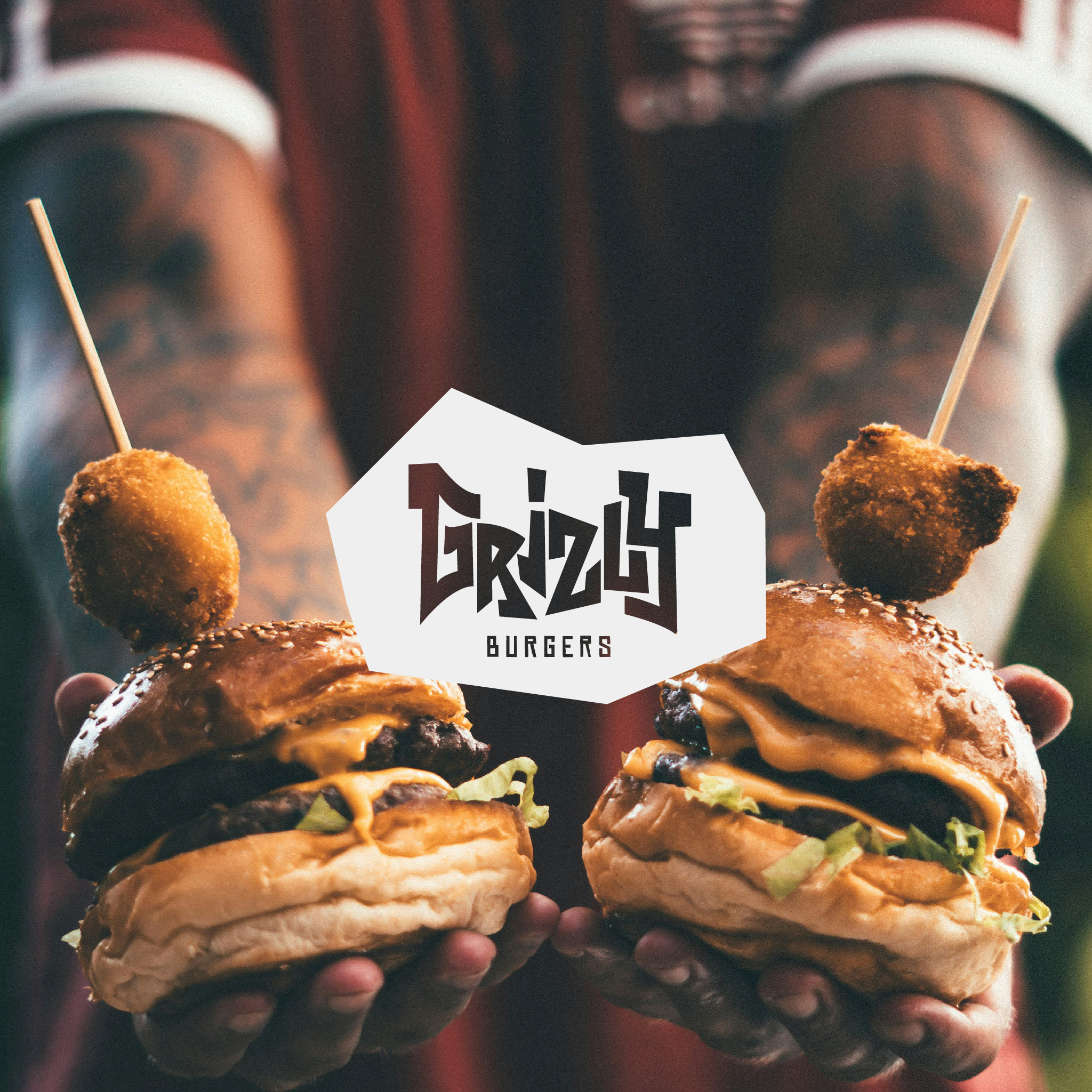Grizly Burgers visual identity